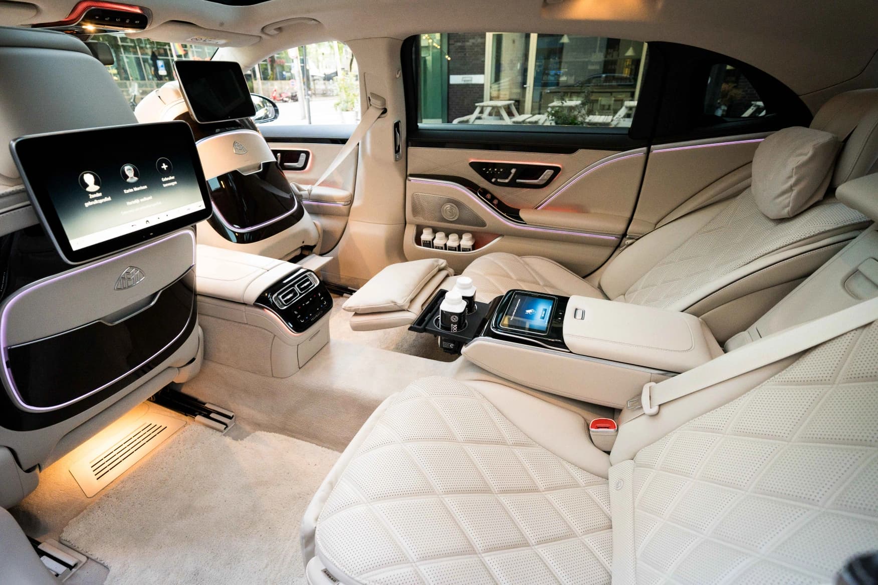 Mercedes-Maybach chauffeur car for VIP transfers in Amsterdam