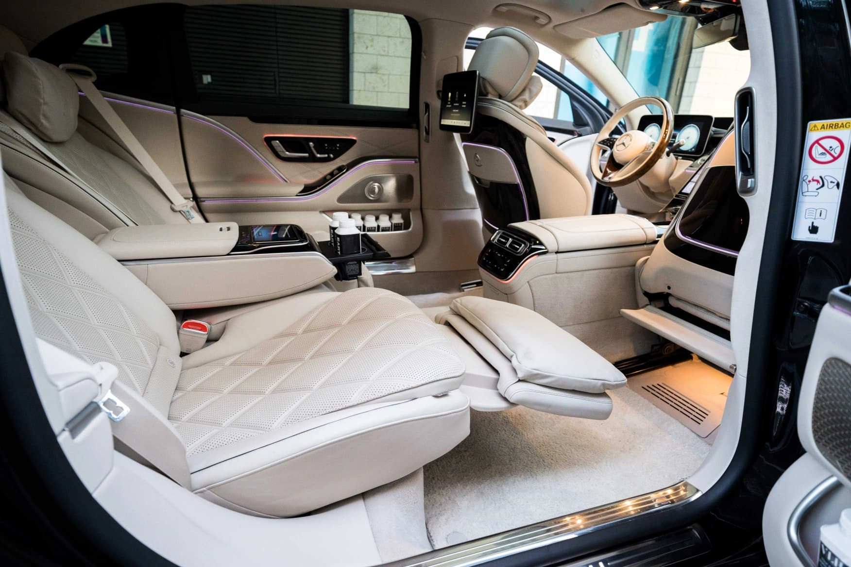 Mercedes-Maybach chauffeur car for VIP transfers in Amsterdam