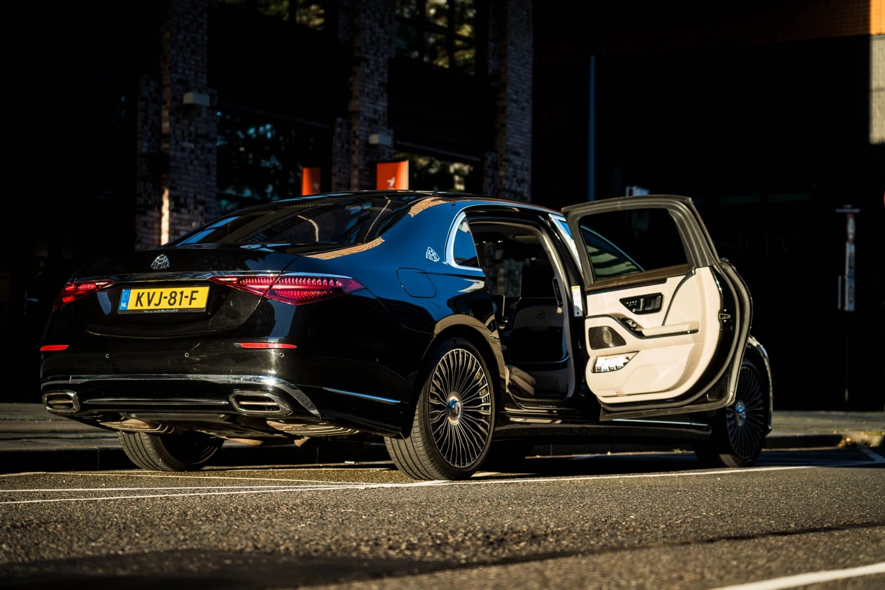 Mercedes-Maybach chauffeur car for VIP transfers in Amsterdam