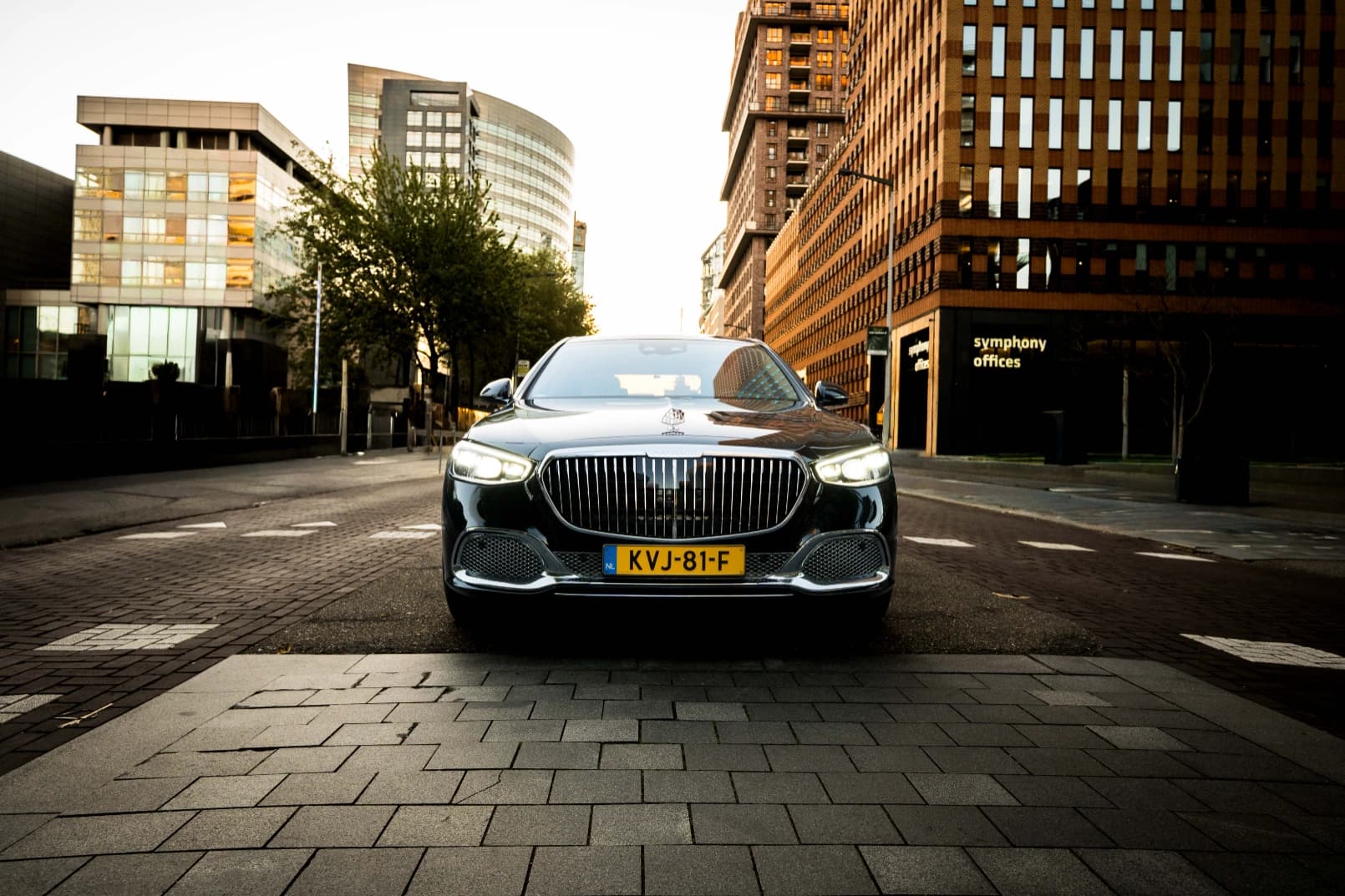 Mercedes-Maybach chauffeur car for VIP transfers in Amsterdam