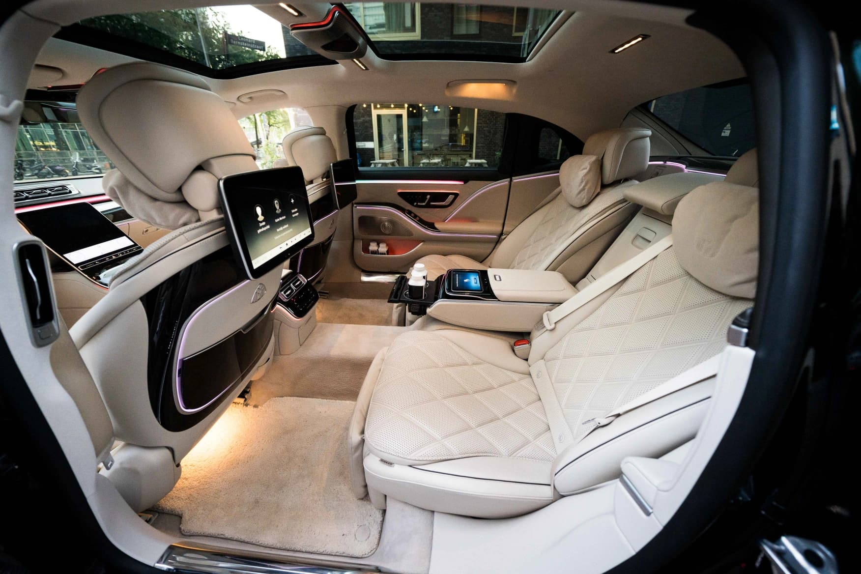 Mercedes-Maybach chauffeur car for VIP transfers in Amsterdam