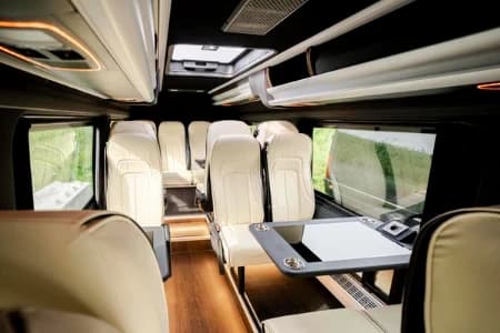 Mercedes Sprinter 16-seater minibus for group transfers in Amsterdam