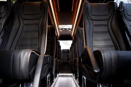 Mercedes Sprinter 28-seater minibus for larger group transfers in Amsterdam