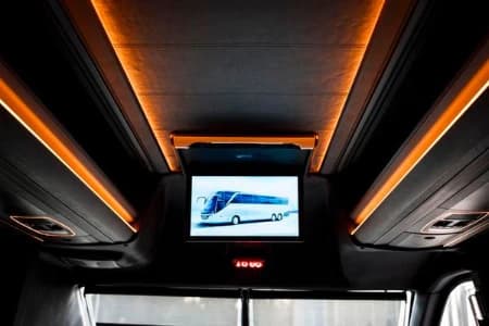 Mercedes Sprinter 28-seater minibus for larger group transfers in Amsterdam
