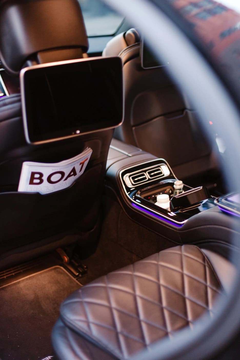 Interior of the Mercedes S-Class