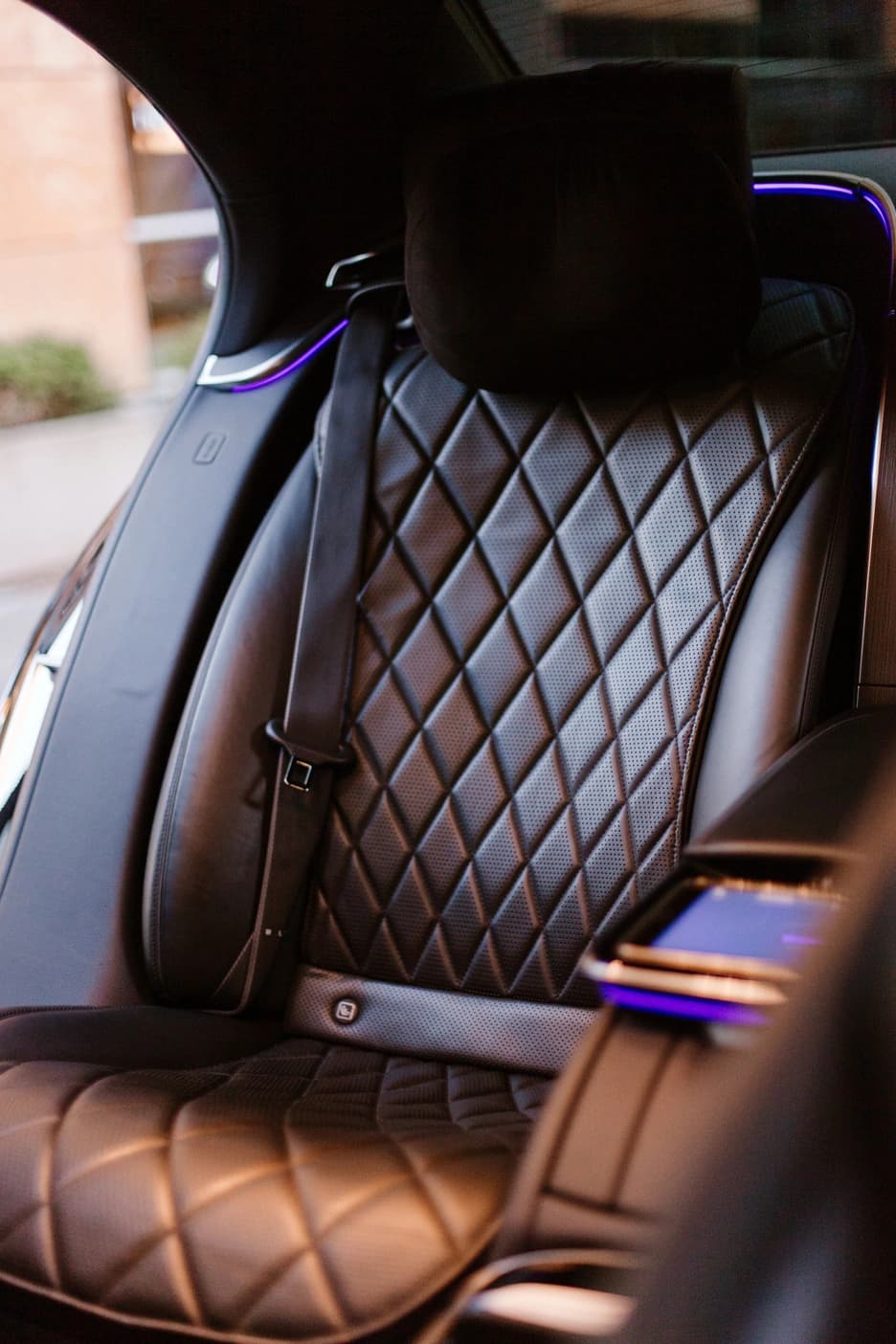 Interior of the Mercedes S-Class