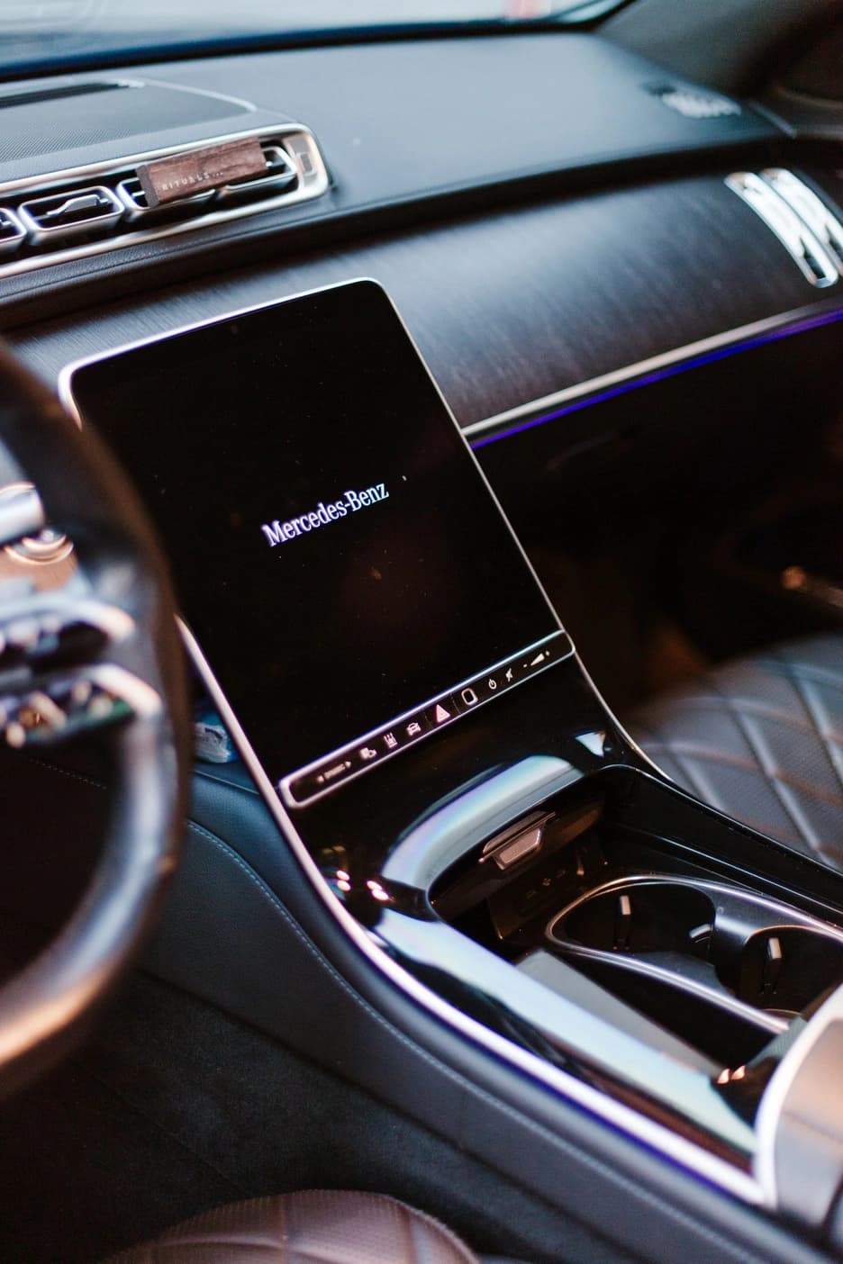 Interior of the Mercedes S-Class