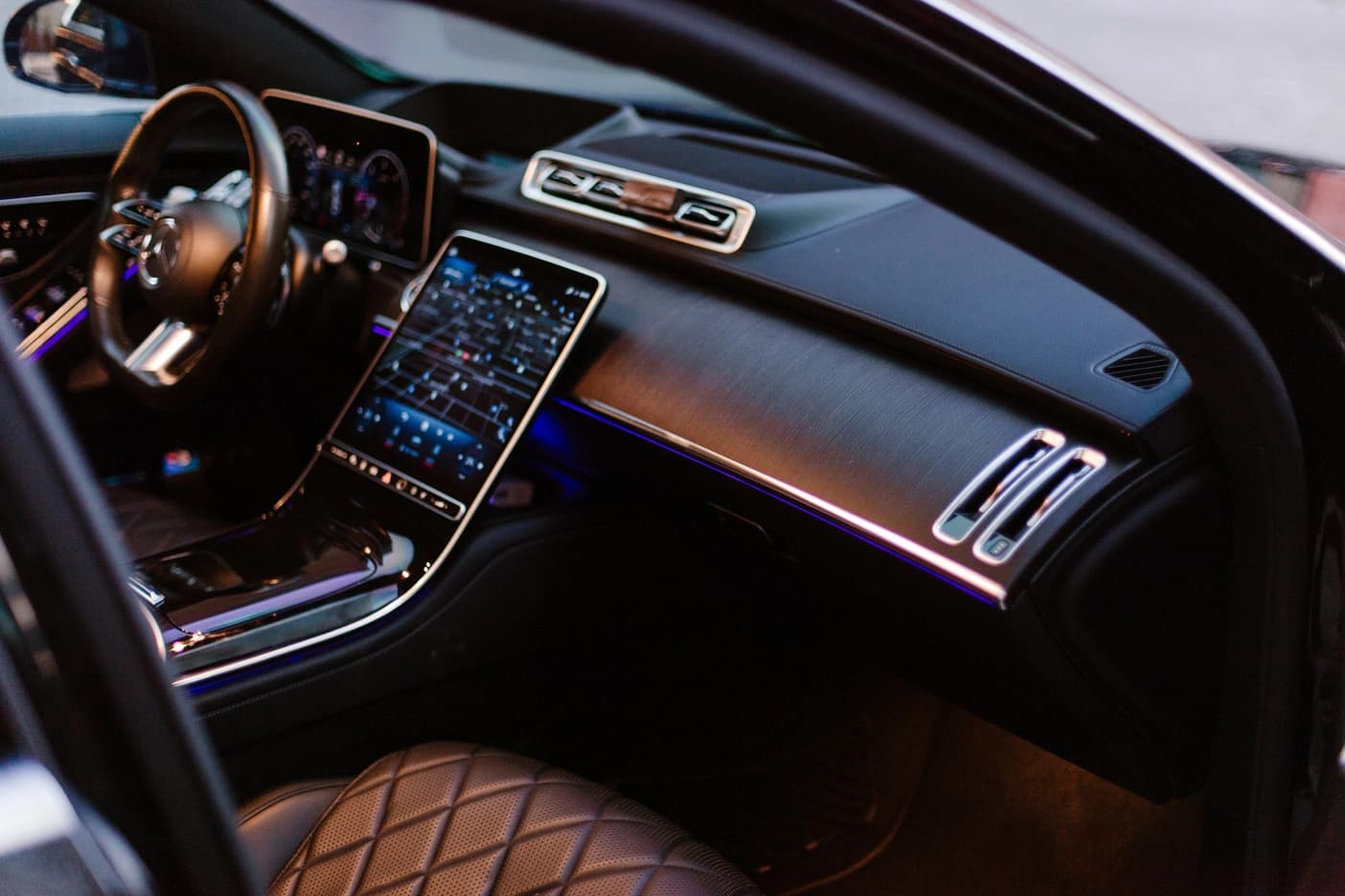 Interior of the Mercedes S-Class