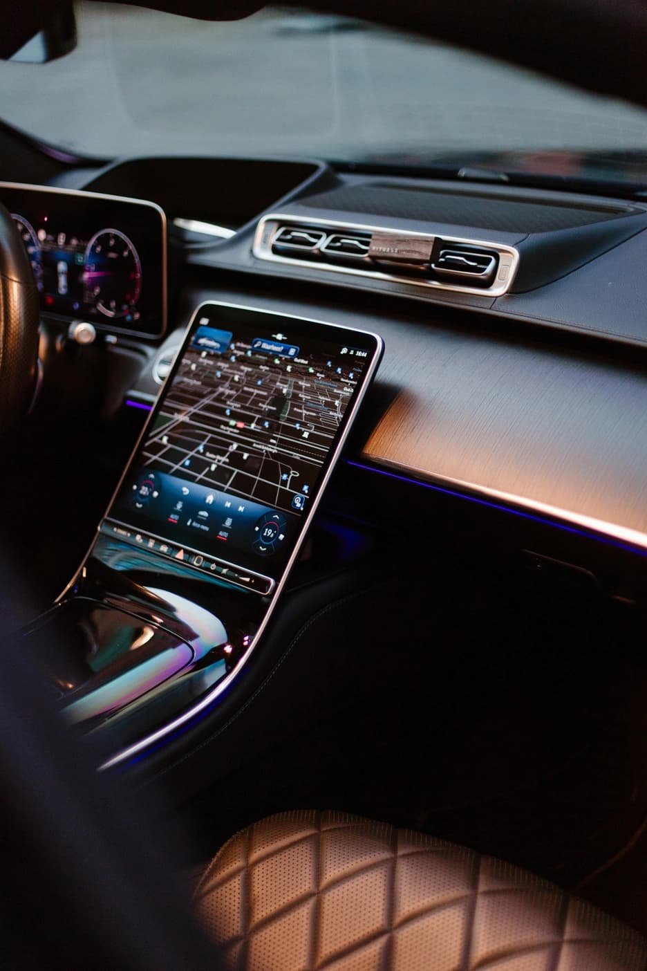 Interior of the Mercedes S-Class