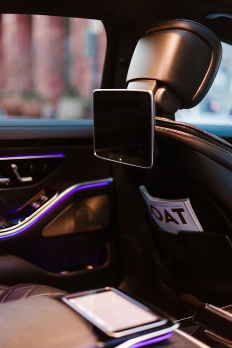 Interior of the Mercedes S-Class
