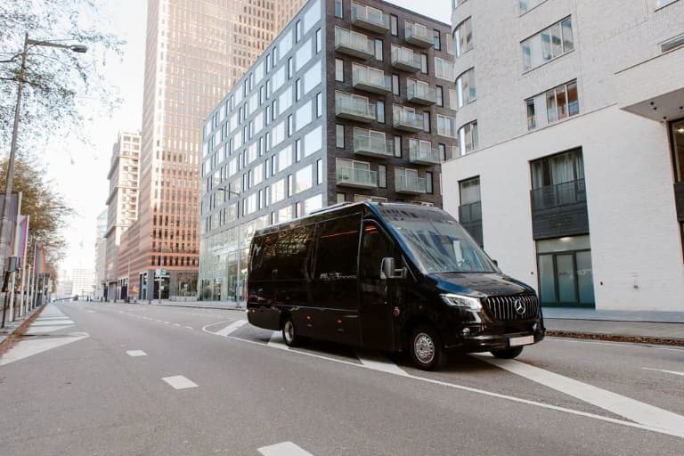 Mercedes Sprinter 20-seater minibus for group transfers in Amsterdam